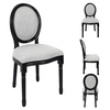 Image de Lot de 2 chaise paris prix interieur non empilable non pliable en bois H. 96 cm gris