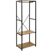 Image de Portant à vêtement en bois et métal Stan