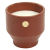 Image de Bougie Parfumée Ciment "Médaillon" 12cm Pivoine