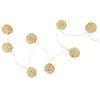 Image de Guirlande Lumineuse 8 LED "Boule Rotin" 156cm Naturel
