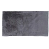 Image de - Tapis fin imitation fourrure 110 x 60 cm Gris