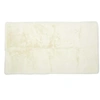 Image de Tapis fin imitation fourrure 110 x 60 cm Ecru