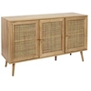 Image de Buffet 3 portes rotin et bois 115 cm Bali