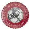 Image de Boîte de 10 Emporte-Pièces "Noël" 13cm Rouge