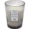 Image de - Bougie parfumée pot en verre bulle gris clair 13 x 16 cm