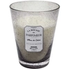Image de - Bougie parfumée pot en verre bulle gris clair 18.5 x 23 cm