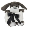 Image de Peluche & Plaid Enfant "Chien" 70x70cm Gris