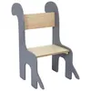 Image de Chaise enfant Dino grise et bois