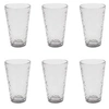 Image de - Lot De 6 Verres à Eau martelé 34cl Gris Irisé