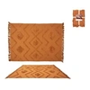 Image de Tapis tufté ethnique terracotta 120x170cm