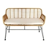 Image de Banc d'Extérieur & Coussin "Surabaya" 116cm Beige