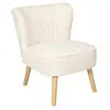 Image de Fauteuil Scandinave Design "Erika" 72cm Blanc
