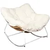 Image de - Fauteuil assise en tissu bouclette Odin