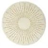 Image de Tapis Rond Enfant "Soleil Métallisé" 80cm Beige