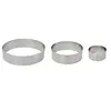 Image de Lot de 3 Cadres à Pâtisserie "Ronds" 20cm Argent