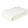Image de Plaid en polyester sherpa crème 120 x 150 cm Torsade