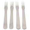 Image de Lot de 4 Fourchettes à Escargot "Métal" 13cm Argent