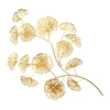Image de Décoration Murale en Métal "Fleur" 54cm Or