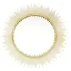 Image de Miroir en métal doré Soleil 90 cm