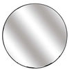 Image de Miroir rond avec étagère en fer 45 cm