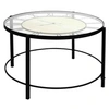 Image de Table Basse Design "Horloge" 90cm Noir