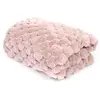 Image de - Plaid en polyester imitation fourrure nid d'abeille Opulence 120 x 150 cm