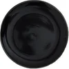 Image de Lot de 6 Assiettes Plates Lounge 26cm Noir Grès Liseré doré