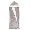 Image de Plaid Sweat Poncho "Sherpa" 130x170cm Gris