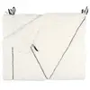 Image de Plaid Sherpa Blanc Motif Tresse 130x160cm M6