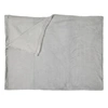 Image de Plaid Microfibre "Roméo" 120x150cm Gris Clair