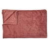 Image de Plaid Flanelle Embosse Terracotta 150x200cm M12