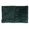Image de Plaid Flanelle Embosse "Roméo" 150x200cm Vert Sapin