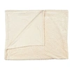 Image de Plaid Flanelle Embosse "Roméo" 120x150cm Crème