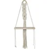 Image de Etagère Murale Déco "Boho" 62cm Beige