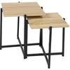 Image de Lot de 2 Tables Gigognes "Loka" 40cm Naturel