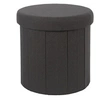 Image de Pouf Coffre Pliable "Pills" 38cm Noir