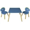 Image de Table & 2 Chaises Enfant "Dino" 55cm Bleu