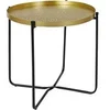 Image de Table d'appoint en métal martelé Alia 50 cm