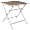 Image de Table de Jardin Pliable "Barcelone" 70cm Blanc & Naturel