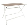 Image de Table de Jardin Pliable "Barcelone" 110cm Blanc & Naturel
