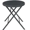 Image de Table de jardin pliable en métal Elba gris