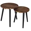 Image de - Table gigogne ronde en acacia (Lot de 2)