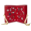 Image de Calendrier de l'Avent 24 Bougies Parfumées "Noël" 30cm Rouge