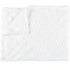 Image de Plaid en Flanelle "Damier" 120x150cm Blanc