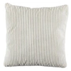 Image de Coussin Déco Flanelle "Grosse Côtes" 40x40cm Blanc