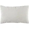 Image de Coussin Déco Flanelle "Grosse Côtes" 30x50cm Blanc