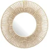 Image de Miroir Mural Déco "Rond" 50cm Naturel