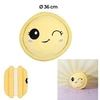 Image de Peluche macaron jaune 36 cm Kawaii