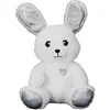 Image de Peluche Animée Lapin "Kawaii" 30cm Blanc