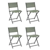 Image de Lot de 4 chaise GENERIQUE exterieur non empilable pliable en polypropylene H. 80 cm